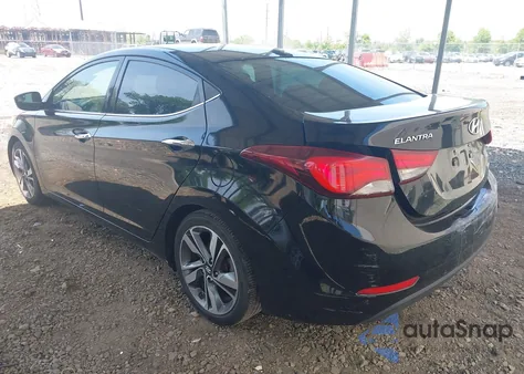 2015 Hyundai Elantra Limited z USA, uszkodzony, nr VIN KMHDH4AE9FU359677